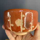 Japanese Aka-Raku Matcha Bowl – Handmade Raku Ware Tea Bowl