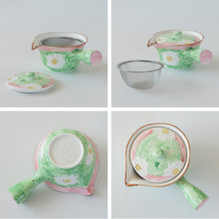 Japanese Cherry Blossom Teapot with Strainer