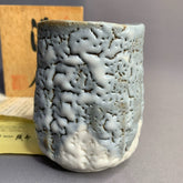 Handmade Japanese Shino Yunomi – Tea Cup by Sanshin Kiln