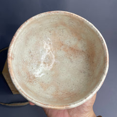 Matcha Bowl – Peach Smoke Glaze