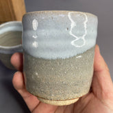 Japanese Hagi Yunomi Pair – Handmade Tea Cups by Zuho Ohno