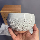 Japanese Hagi Matcha Bowl – Handmade by Tempōzan Kiln