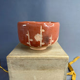 Japanese Aka-Raku Matcha Bowl – Handmade Raku Ware Tea Bowl