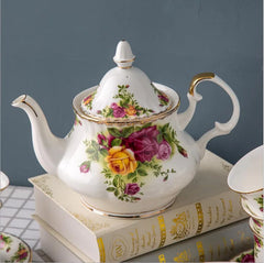 Country Rose Bone China Tea Set