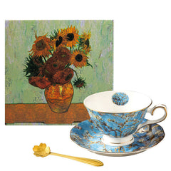 Van Gogh Bone China Cup and Saucer Set