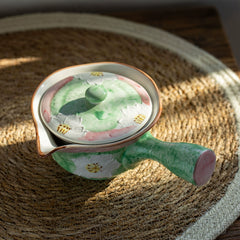 Japanese Cherry Blossom Teapot with Strainer