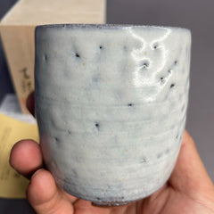 Handmade Japanese Hagi Yunomi – Tea Cup by Tenryu