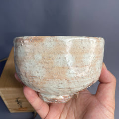 Matcha Bowl – Peach Smoke Glaze