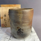 Bizen Ware Tea Cup by Kaneshige Toyohiro – Handmade Japanese Yunomi