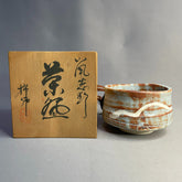 Japanese Nezumi Shino Matcha Bowl