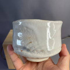 Japanese Shino Matcha Bowl – Handmade by Shuzan Kiln