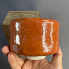 Aka-Raku Matcha Bowl