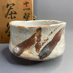 Japanese Shino Matcha Bowl – Handmade Ceramic Tea Bowl