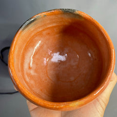 Japanese Aka-Raku Matcha Bowl